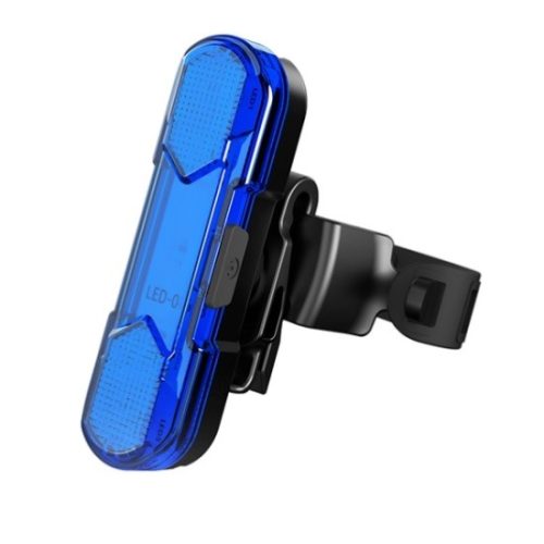Stop LED bicicleta S1010, lumina albastra, 4 moduri, acumulator intern