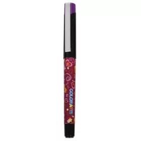   Stilou Colorarte 1034B, alimentare rezerve, model fete, capac mov