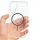 Husa protectie Samsung Galaxy S24, Colorful MagSafe, TPU, clear gray
