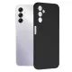 Husa Samsung Galaxy A17, Luxury Silicone, protectie camera, catifea in interior, neagra