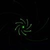 Pix laser verde, green pointer, 2000 mw, 5 capete, 2 baterii incluse, blister, negru