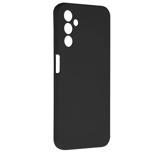 Husa Samsung Galaxy A26, Luxury Silicone, protectie camera, catifea in interior, neagra