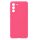 Husa Samsung Galaxy S22 Plus Luxury Silicone, catifea in interior, protectie camere, roz siclam