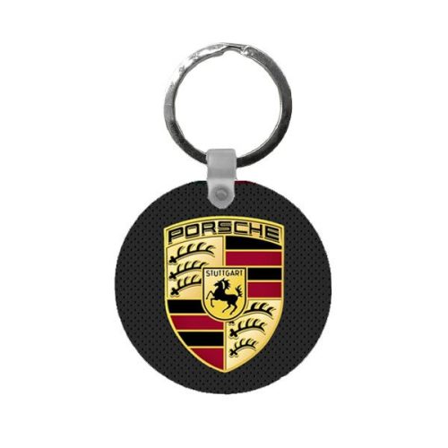 Breloc din MDF (lemn) cu logo auto, inel de sustinere metalic, model 8