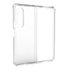 Husa de protectie pentru Samsung Galaxy Z Fold 3 , policarbonat transparent cu margini flexibile din TPU