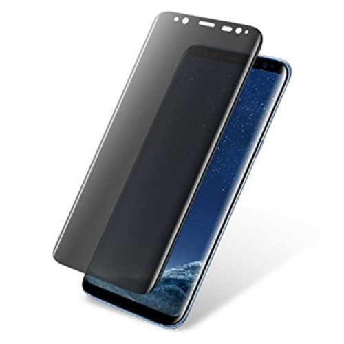 Folie de sticla 3D Full Face Privacy pentru Samsung Galaxy S9 Plus, margini negre