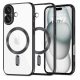 Husa Apple iPhone 13, Magsafe Electroplating TPU, protectie camera, margini negre