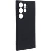Husa Samsung Galaxy S23 Ultra, Luxury Silicone, catifea in interior, protectie camere, galbena