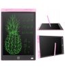 Tableta grafica pentru scris si desenat cu stylus, display LCD 10 inch, negru/roz