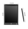Tableta grafica pentru scris si desenat cu stylus, display LCD 10 inch, negru/roz
