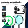Husa Apple iPhone 17 Pro, Magsafe Electroplating TPU, protectie camera, margini aurii
