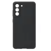 Husa Samsung Galaxy S25 FE Luxury Silicone, catifea in interior, protectie camere, negru