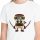 Tricou personalizat alb, copii/adulti, design Cappuccino Assassino 4, modal, diverse marimi