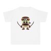 Tricou personalizat alb, copii/adulti, design Cappuccino Assassino 4, modal, diverse marimi