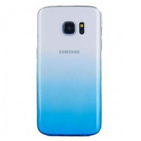 Husa de protectie pentru Samsung Galaxy S8, Gradient TPU ultra-subtire, transparent / albastru