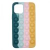 Husa antistres Pop It! pentru Apple iPhone 12 / 12 Pro, multicolor, model 2