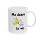 Cana ceramica personalizata, mesaj "Ma doare la", 330 ml, alba