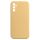 Husa Samsung Galaxy A13 5G Luxury Silicone, catifea in interior, galbena