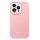 Husa protectie Apple iPhone 16 Pro Max, Matt TPU My Choice, silicon moale, roz pal