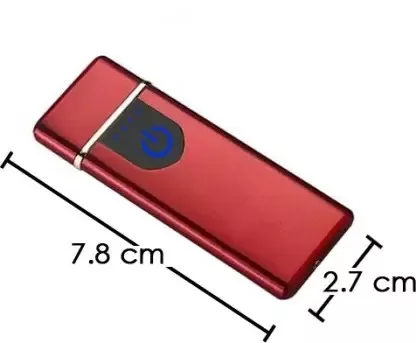 Bricheta electrica USB, indicator capacitate, alimentare MicroUSB, rosie