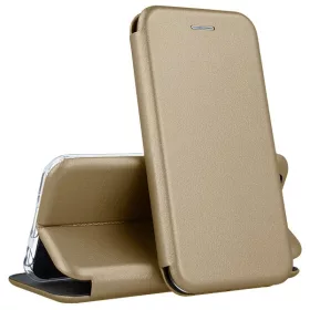   Husa protectie Honor 90 Lite, Prestige Book, inchidere magnetica, aurie