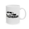 Cana ceramica personalizata, mesaj "Suveran", 330 ml, alba