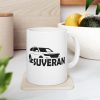 Cana ceramica personalizata, mesaj "Suveran", 330 ml, alba