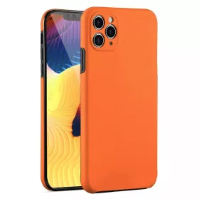   Husa protectie Huawei Y5P (fata + spate) Fully PC & PET 360°, portocalie