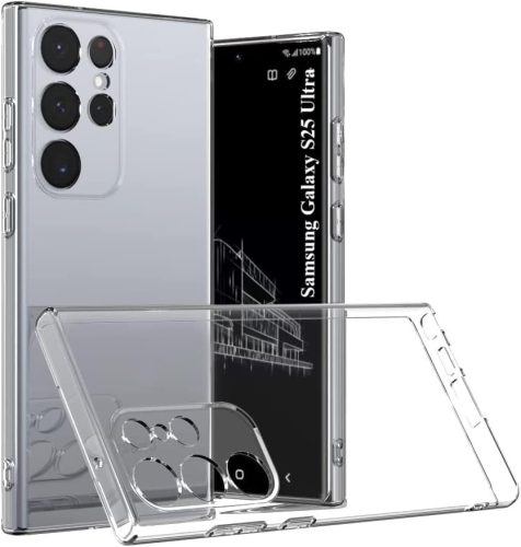 Husa Samsung Galaxy S25 Ultra,TPU transparent, protectie camere, grosime 2 mm