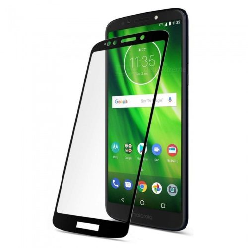Folie de sticla Motorola Moto G6 Play, Full Glue 9D, margini negre