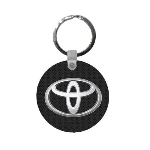 Breloc din MDF (lemn) cu logo auto, inel de sustinere metalic, model 11
