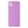 Husa Samsung Galaxy A41, Luxury Silicone, catifea in interior, protectie camere, mov lila