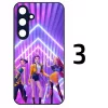 Husa protectie Samsung Galaxy S24 FE, Colorful Aluminium TPU, KPop Demon Hunters, diverse modele