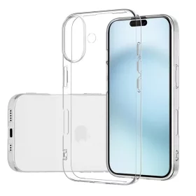   Husa de protecție Apple iPhone 16 Plus, TPU transparent, grosime 2 mm
