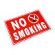 Indicator "No smoking", autocolant 30 x 20 cm