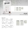 Set adaptoare SIM-uri NOOSY 4 in 1, include 3 adaptoare si un ac pentru extragere SIM