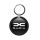 Breloc din MDF (lemn) cu logo auto, inel de sustinere metalic, model 6
