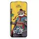 Folie sticla Apple iPhone 11 Pro Max / XS Max, Kungfu Panda, Antistatic Glass ESD +, margini negre