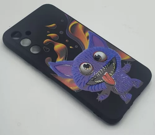 Husa Samsung Galaxy A24, Luxury Printed Silicone, catifea in interior, print UV in 3 straturi, calitate A+, design 2