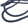 Cablu de incarcare cu 3 capete Type-C / Lightning / MicroUSB, 3A / 120W, 1.2 metri, capete metalice, cablu foarte gros, impletit, albastru inchis