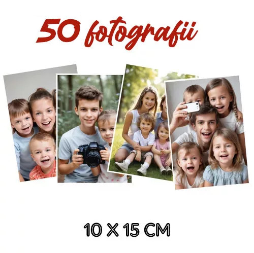 Set 50 fotografii cu imaginea ta, 10 x 15 cm