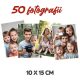 Set 50 fotografii cu imaginea ta, 10 x 15 cm