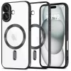 Husa Apple iPhone 17, Magsafe Electroplating TPU, protectie camera, margini negre