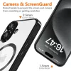 Husa Apple iPhone 17, Magsafe Electroplating TPU, protectie camera, margini negre