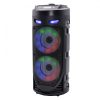 Boxa portabila ZQS-4239, Bluetooth, USB, TF, Radio FM, lumini LED RGB, microfon, telecomanda, neagra