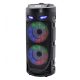 Boxa portabila ZQS-4239, Bluetooth, USB, TF, Radio FM, lumini LED RGB, microfon, telecomanda, neagra