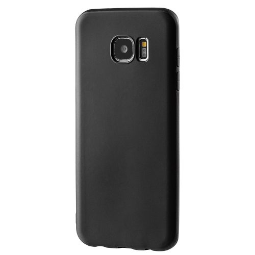 Husa Samsung Galaxy S6 Edge Matt TPU, silicon moale, negru