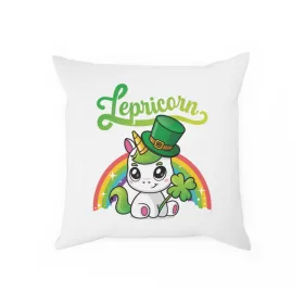   Perna decorativa personalizata, 40 x 40 cm, alba, mata, husa detasabila, model 6