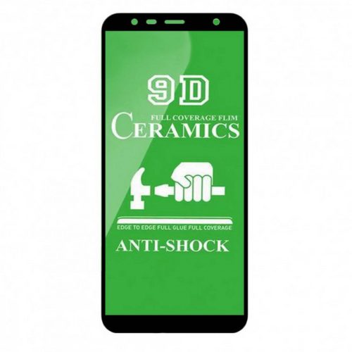 Folie de protectie Ceramic Film pentru Samsung Galaxy A6 Plus 2018, margini negre