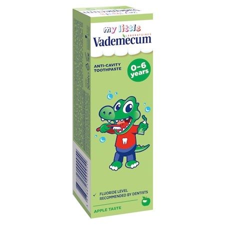 Pasta de dinti pentru copii Vademecum Apple, 50 ml